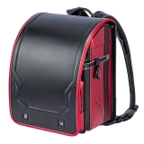 ブラック／メタリックレッド