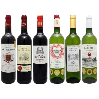 ボルドー金賞ワインセット　７５０ｍｌ×６本