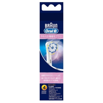 オーラルＢ　替ブラシやわらか極細毛　４本