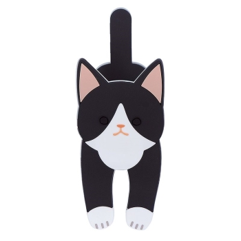 マグネットフッククリップネコ　　　ハチワレ