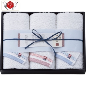 今治綿紗織　フェイスタオル３枚セット