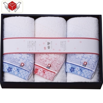 なごみね（桜）　フェイスタオル３枚セット