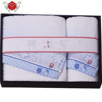 なごみね（桜）　バス・フェイスタオルセット