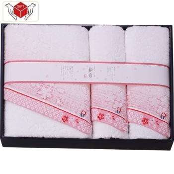 なごみね（桜）　バス・フェイスタオルセット