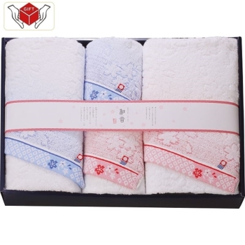 なごみね（桜）　バス・フェイスタオルセット