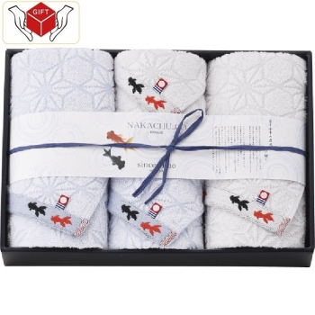 今治産金魚タオル　フェイス・ウォッシュタオルセット　ＫＧ－２６４００