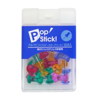 ダルマピン　クリアカラーアソート　１６本
