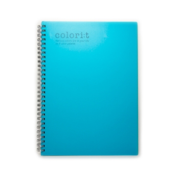 カラリート　ＷリングノートＢ５　ブルー