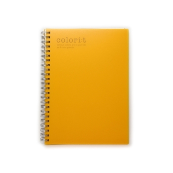 カラリート　ＷリングノートＡ５　オレンジ