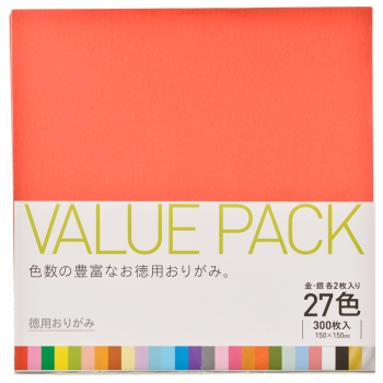 バリューパック折紙　１５ｃｍ　３００枚
