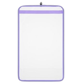 ふち反射透明カバー（LL）　パープル