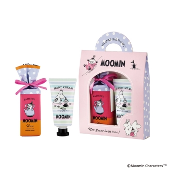 ムーミン　バスギフトバッグ　ローズ