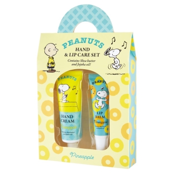 ピーナッツ　ハンド＆リップケアセット（パイナップル）　１セット