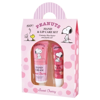 ピーナッツ　ハンド＆リップケアセット（スウィートチェリー）　１セット