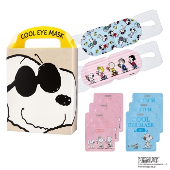 ピーナッツ　クールアイマスクアソート　６枚　イエロー