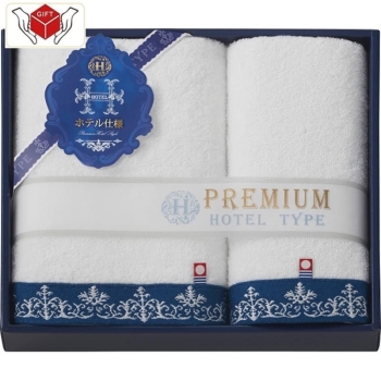今治　プレミアムホテル仕様フェイス・ハンドタオルセット