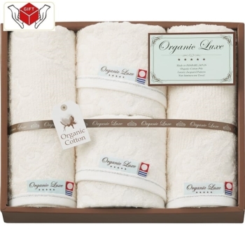 オーガニックコットン今治産フェイス・ウォッシュタオルＬＵ４０２７