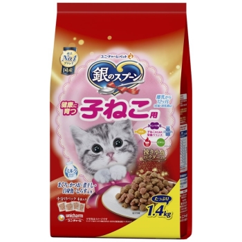 銀のスプーン贅沢うまみ仕立て　子ねこ用まぐろ・かつお・しらす入り１．４ｋｇ