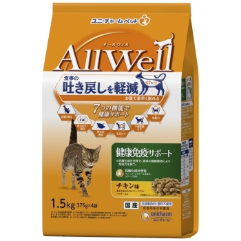 ＡｌｌＷｅｌｌ健康免疫チキン味小魚ささみＦＤ１．５ｋｇ