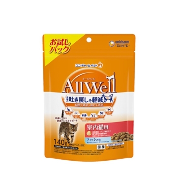 ＡｌｌＷｅｌｌ室内猫用フィッシュ味挽き小魚とささみフリーズドライパウダー１４０ｇ