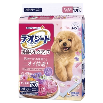 デオシート消臭＆フレグランスフローラルシャボンの香りレギュラー　１２０枚