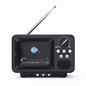 WINTECH ２．８インチポータブルワンセグテレビ　TVR-RT1 K ブラック