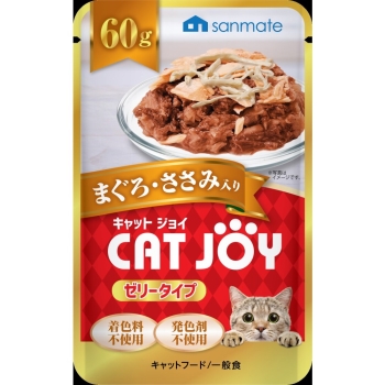 ＣＡＴＪＯＹ　パウチ　まぐろ・ささみ入り６０ｇ