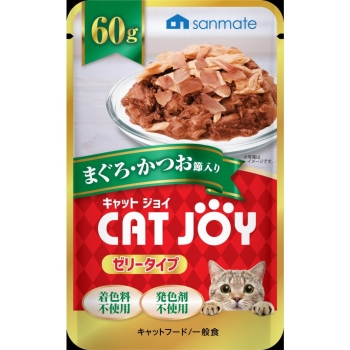 ＣＡＴＪＯＹ　パウチ　まぐろ・かつお節入り６０ｇ