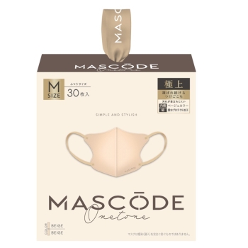 マスコード　３Ｄマスク　Ｍ　ベージュ（ベージュ）