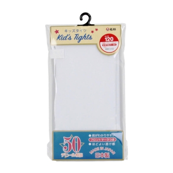 キッズ　５０デニール無地交編タイツ