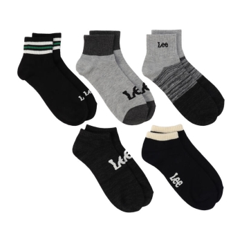【福袋】ＬＥＥ　メンズ　ミックス丈ソックス　５足入り