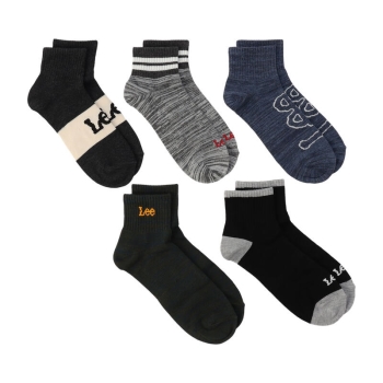 【福袋】ＬＥＥ　メンズ　ショートソックス　５足入り