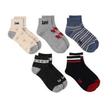 【福袋】ＬＥＥ　レディース　ショート丈ソックス　５足組