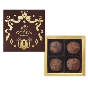 ゴディバ　トリュフアソート　４粒入り