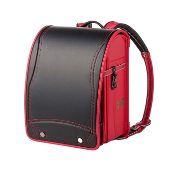 アンダーアーマーランドセル　ブラック／レッド