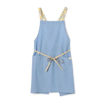 インド綿前結びエプロン