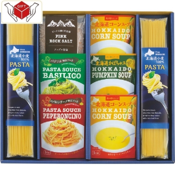 大地の恵み　北海道便パスタ＆スープセット　ＰＴＳ－３０