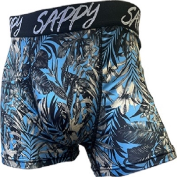 ＳＡＰＰＹ　ボタニカ水色柄ボクサーパンツ
