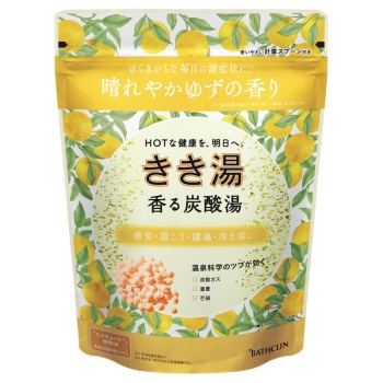 きき湯　香る炭酸湯　ゆずの香り　３６０Ｇ