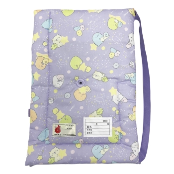 防災ずきん　すみっコぐらし　約２８ｃｍ×４３ｃｍ　パープル