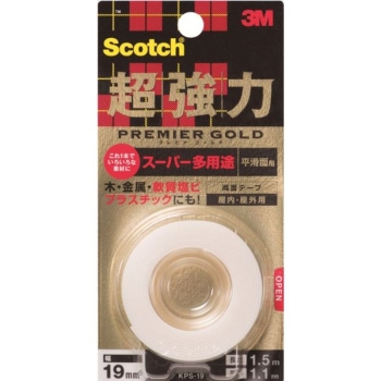 スリーエム　３Ｍ　スコッチ　超強力両面テープ　１９ｍｍ×１．５ｍ