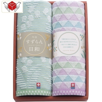 今治すずらん日和　フェイスタオル２枚セット