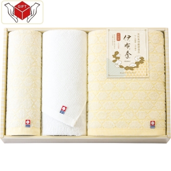 今治　伊布季〈ＩＢＵＫＩ〉バス・フェイス・ハンドタオルセット７８０３０