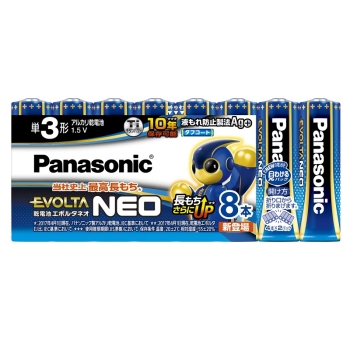 パナソニック　エボルタＮＥＯ　単３乾電池　８本パック　ＬＲ６ＮＪ／８ＳＷ