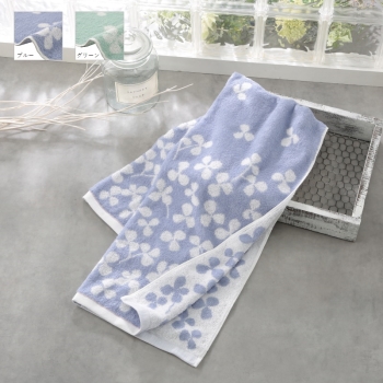 乾きやすい　いつものバスタオル　クローバー