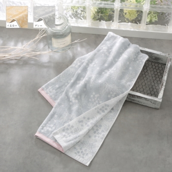 乾きやすい　いつものバスタオル　ミモザ