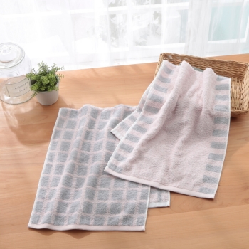 いつものフェイスタオル　２枚組　ハシゴ＆クロス