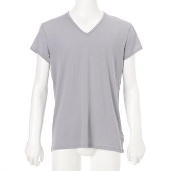 ボディクーラー　紳士　サラッとドライ　２分袖Ｖ首シャツ／セブンプレミアムライフスタイル