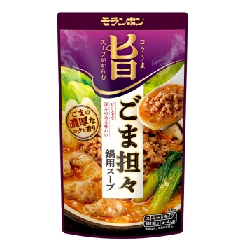 モランボン　ごま坦々鍋用スープ　７５０ｇ×１０パック