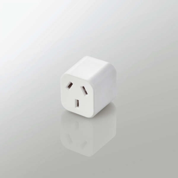 エレコム　Ｔ－ＮＨＰＡＯ２ＷＨ　日本用変換プラグＯ２タイプホワイト